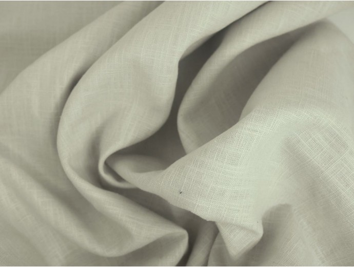 Linen Fabric - Silver